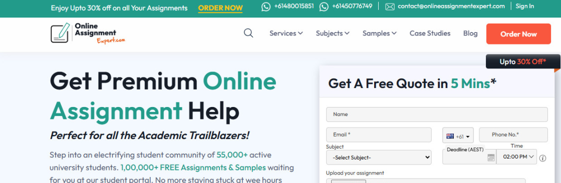 Online Assignment Expert Cover Image