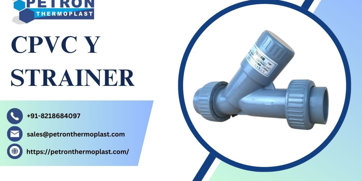 CPVC Y Strainer for Continuous Duty Industrial Pipelines