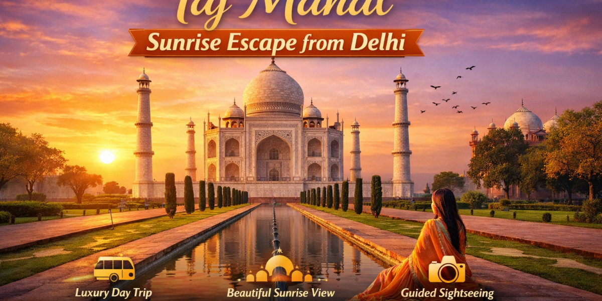 Taj Mahal Sunrise Escape from Delhi