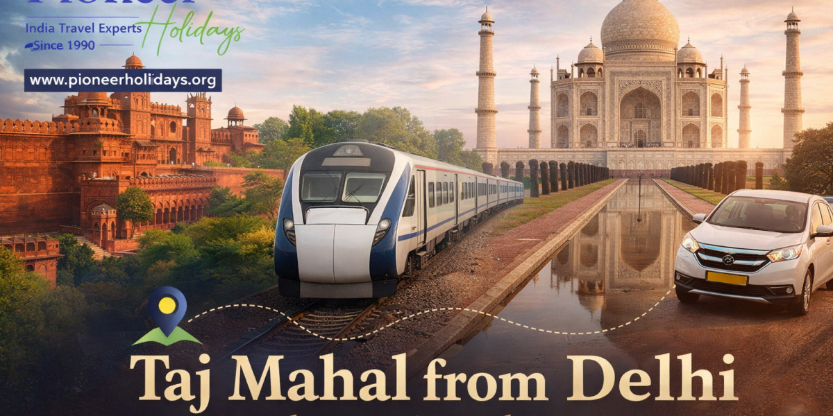 Taj Mahal from Delhi: Road & Train Adventures