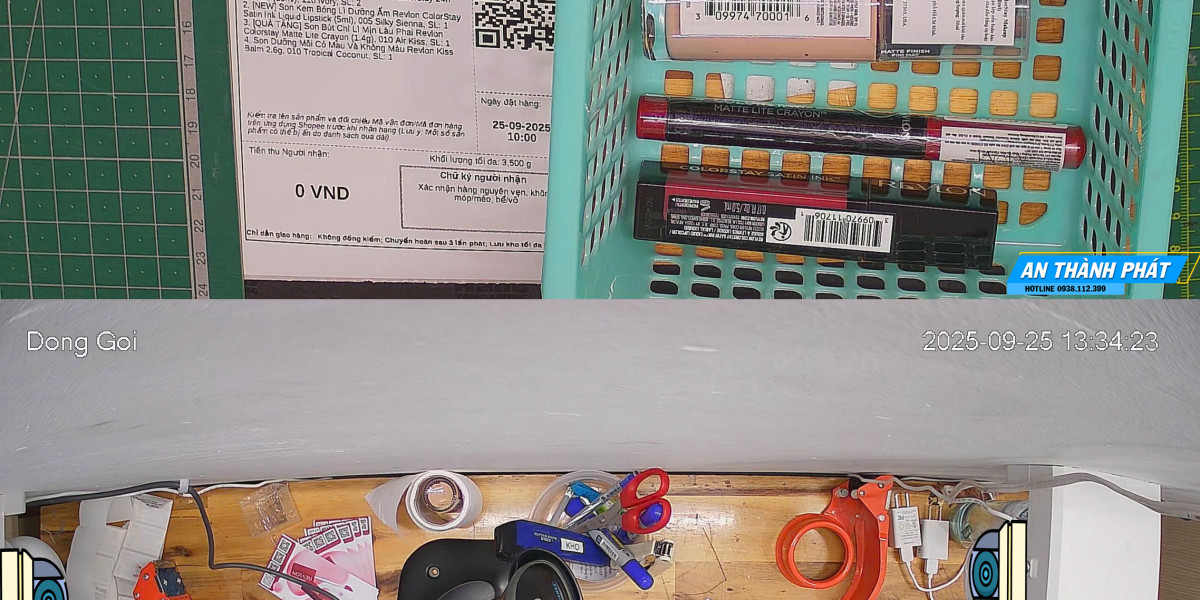 lắp đặt camera quan sát quay đóng hàng shopee