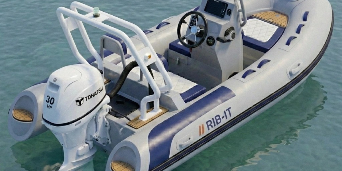 Durable Fiberglass RIB Boat for Fishing & Rescue