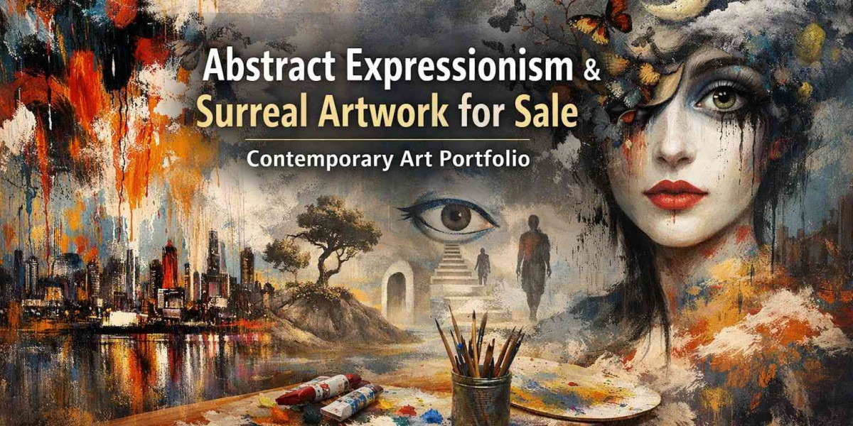 Abstract Expressionism & Surreal Artwork for Sale | Contemporary Art Portfolio