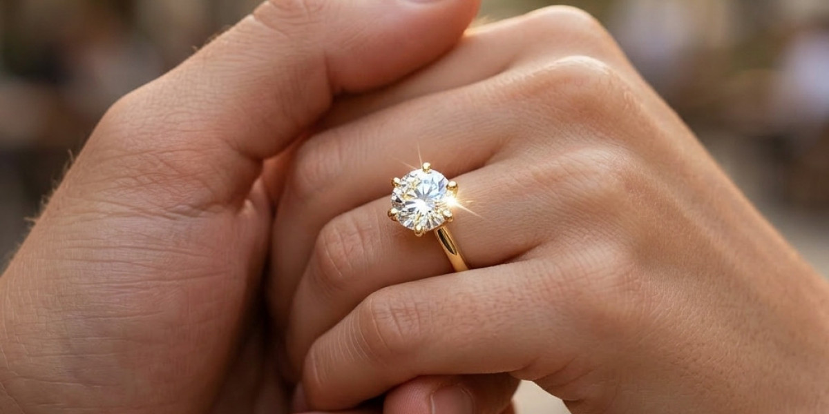 Perfect Solitaire Engagement Ring for Romantic Love