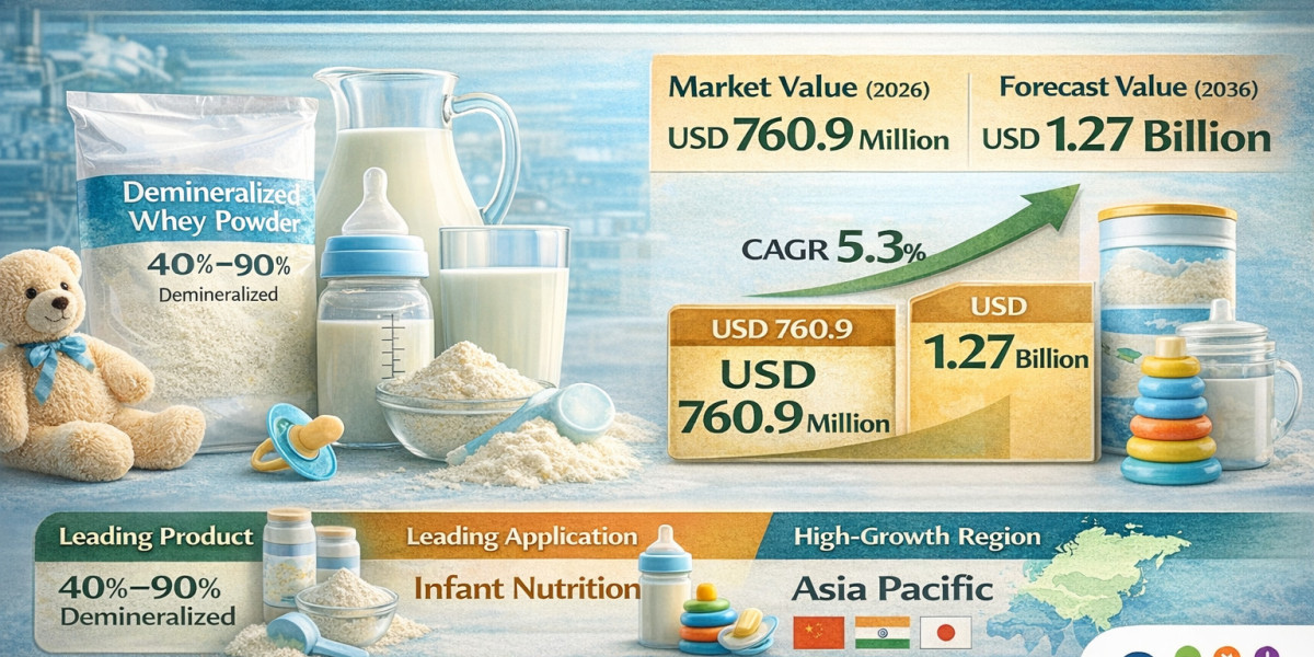 Demineralized Whey Powder Market to Witness Steady Expansion Through 2036