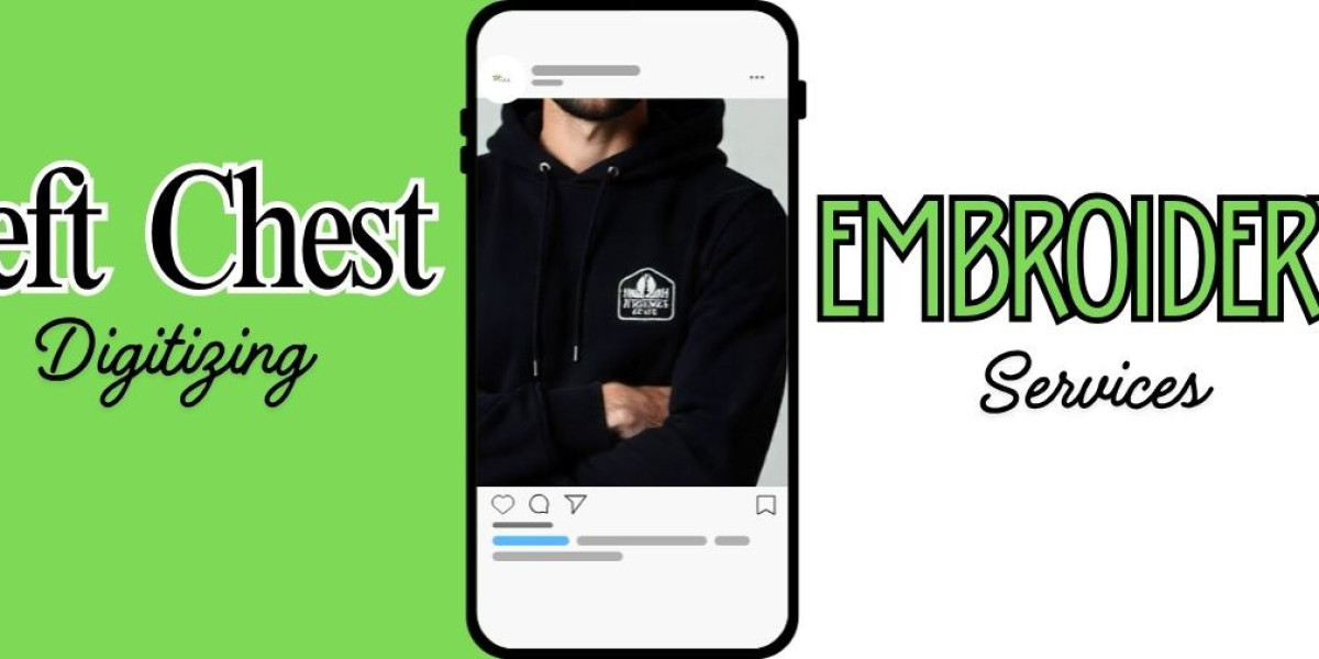 Leading Left Chest Embroidery Service USA for Sportswear and Personalized Logos