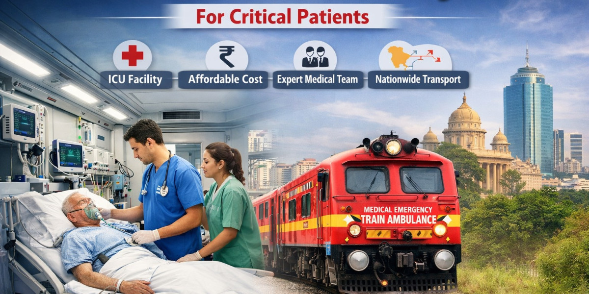 Train Ambulance Service in Patna, Bangalore & Vellore – Safe, Affordable & Life-Saving Transport