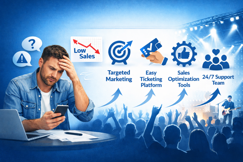 Struggling With Event Sales? Increase Ticket Sales Fast