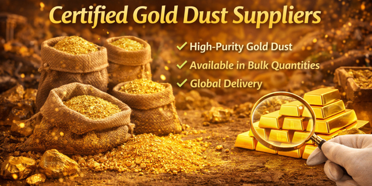 Certified Gold Dust Suppliers Offering High-Purity Gold Bars Worldwide