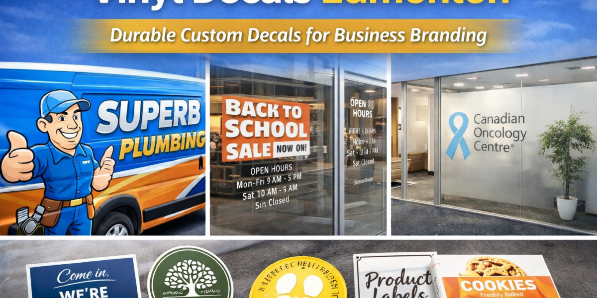 Vinyl Decals Edmonton: Durable Custom Decals for Business Branding