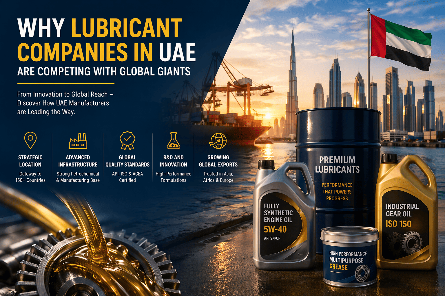 Why UAE Lubricant Companies Are Competing with Global Giants