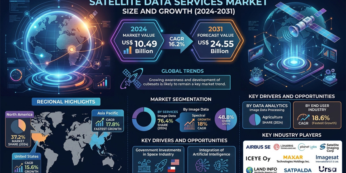 Satellite Data Services Market to 2031: Global Expansion Driven by AI-Enabled Geospatial Analytics, Earth Observation Gr