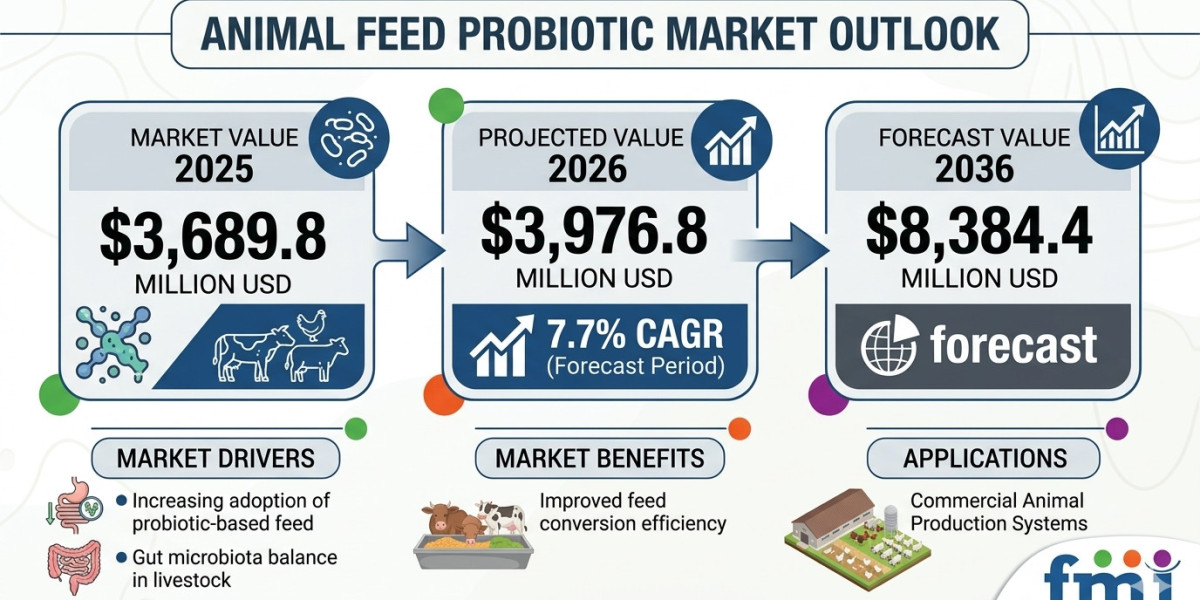 Animal Feed Probiotic Market to Reach USD 8.4 Billion by 2036 as Livestock Producers Shift Toward Gut Health Solutions
