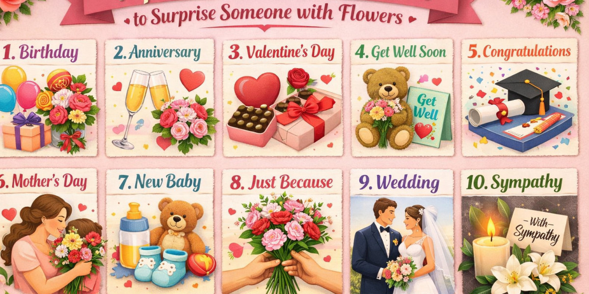 Top 10 Special Occasions to Surprise Someone with Flowers