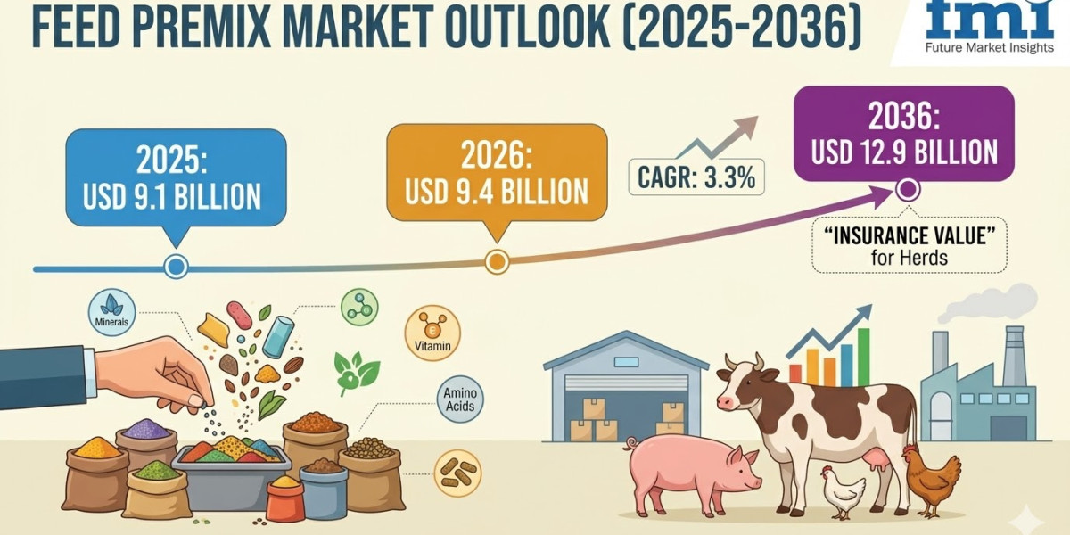 Feed Premix Market to Reach USD 12.9 Billion by 2036 as Demand for Nutrient-Rich Animal Feed Intensifies Globally