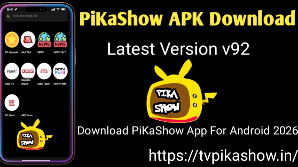 PikaShow APK Download v93 (Updated) Latest Version For Android 2026 - Pikashow