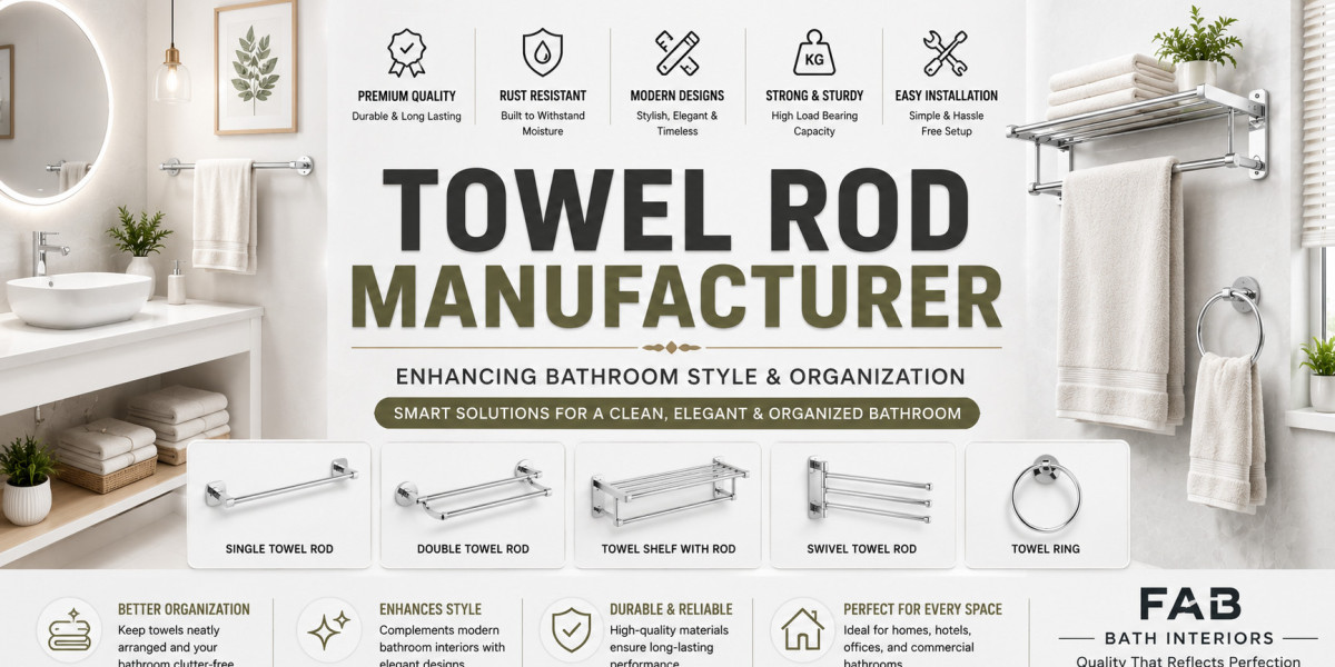 How a Towel Rod Manufacturer Enhances Bathroom Style and Organization