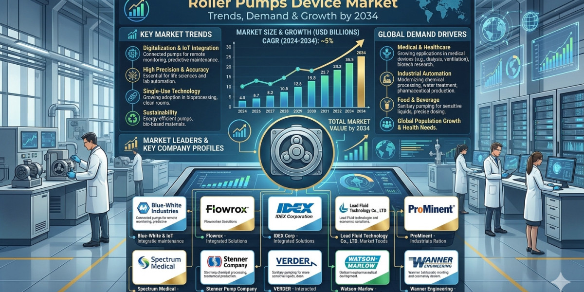 North America and US Roller Pumps Device Market Outlook Fueled by Smart Manufacturing Technologies