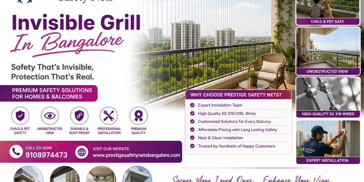 Durable Invisible Grills for Apartments and High-Rise Buildings