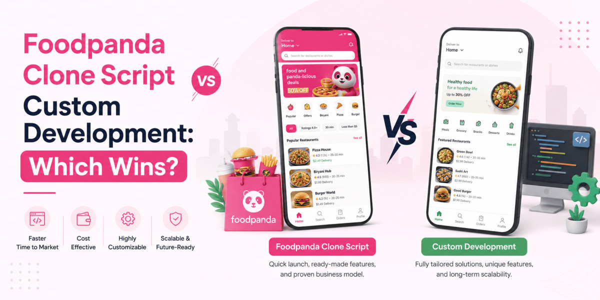 Foodpanda Clone Script vs Custom Development: Which Wins?
