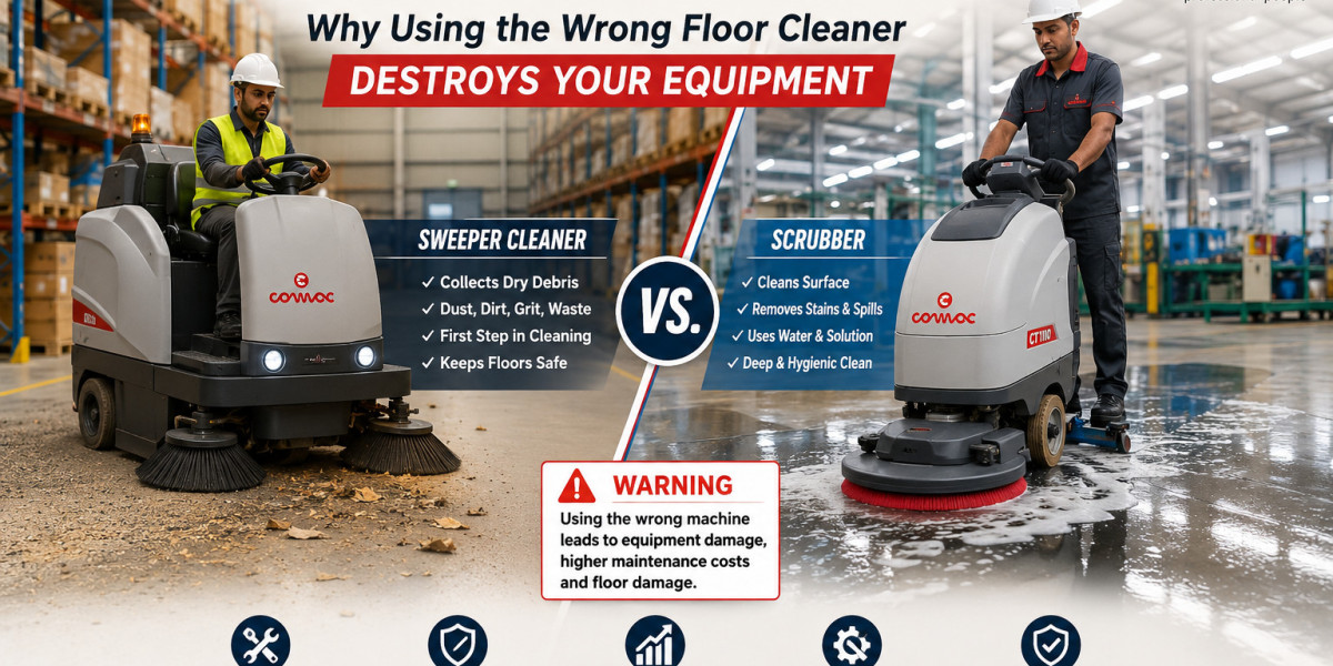 Why Using the Wrong Sweeper Floor Cleaner Can Cost You Thousands
