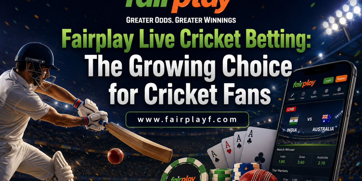 Fairplay Live Cricket Betting The Growing Choice for Cricket Fans