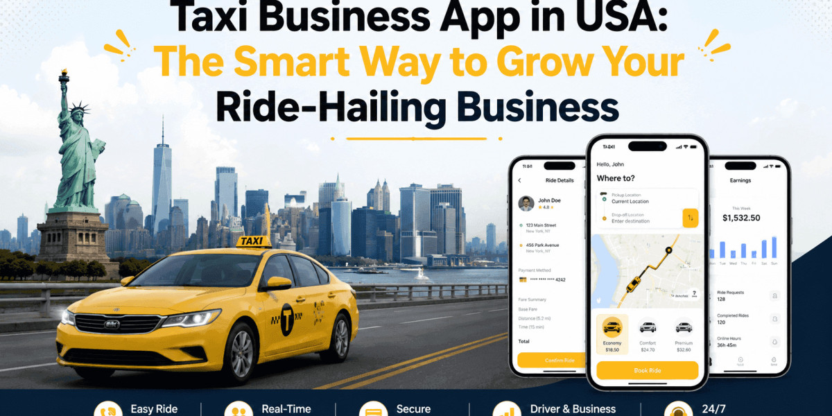Taxi Business App in USA: The Smart Way to Grow Your Ride-Hailing Business