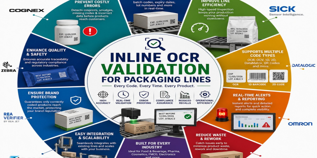 Inline OCR Validation for Packaging Lines Market Registering a CAGR of 10.3% Through 2036