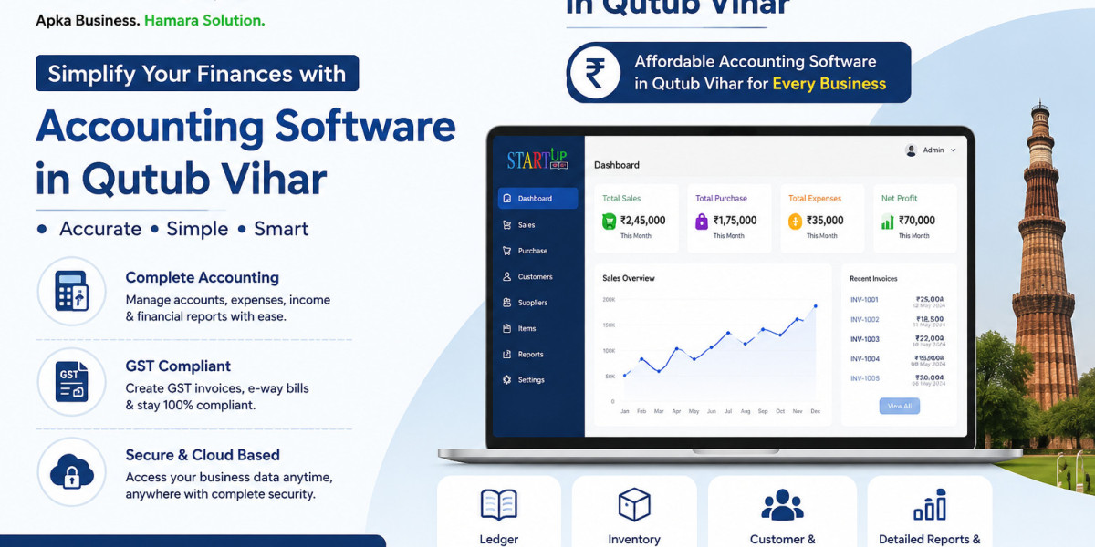 Best Accounting Software in Qutub Vihar | Affordable Accounting Software in Qutub Vihar – Startup Khata