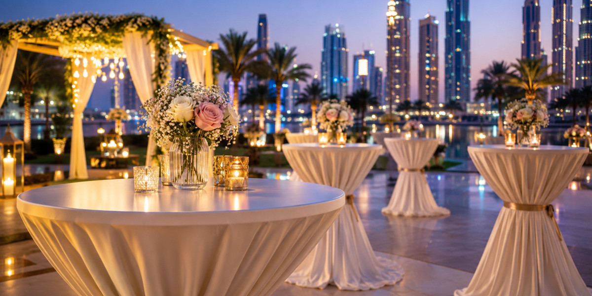 Cocktail Table Rental Dubai for Weddings, Parties & Corporate Functions