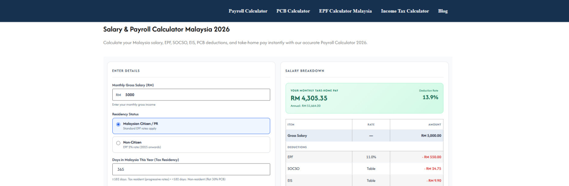 PAYROLL CALCULATOR Cover Image
