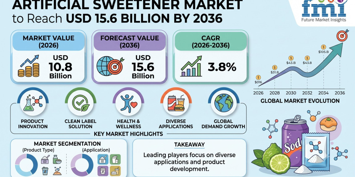 Artificial Sweetener Market to Reach USD 15.6 Billion by 2036 Driven by Calorie-Reduction Reformulation, Aspartame Deman